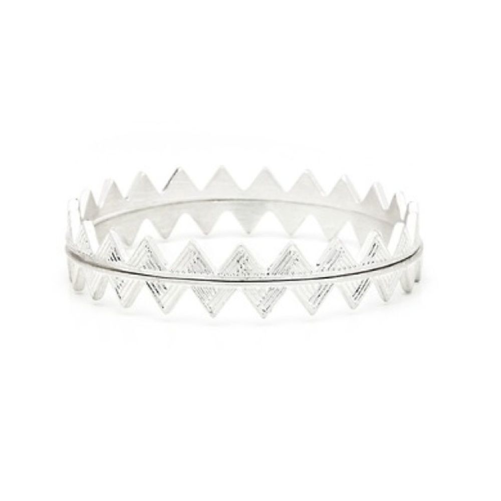 Silver Bangle Set   - Picture 2 of 3